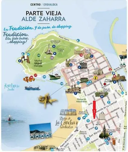 公寓 Marcial Central, Modern And New.